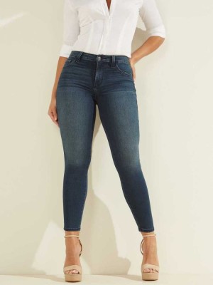 Wash Guess Eco 1981 High-Rise Skinny Women's Jeans | 7963-MTBNK