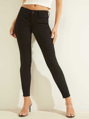 Wash Guess Eco Low-Rise Power Skinny Women's Jeans | 9504-KSGRX
