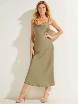 Wash Guess Eco New Akilina Women's Dresses | 9183-KPHNX