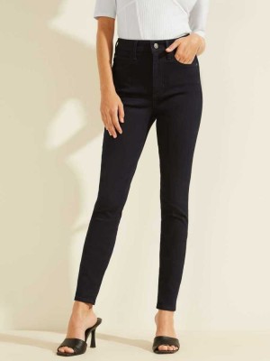 Wash Guess High-Rise Icon Skinny Women's Jeans | 5983-ITFEH