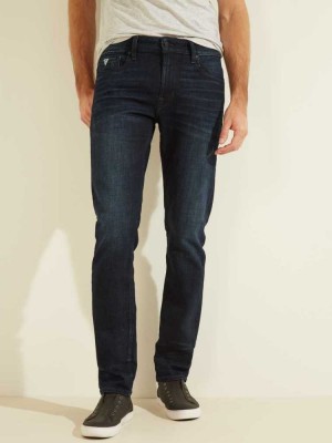Wash Indigo Guess Slim Tapered Men's Jeans | 9024-SHOZD