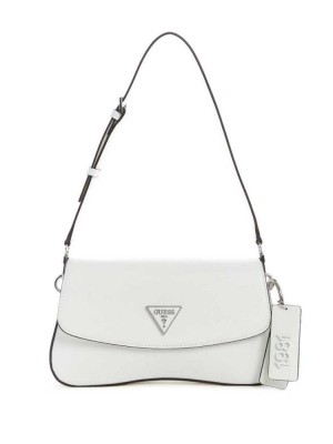 White Guess Cordelia Women's Shoulder Bags | 6025-ZTSOB