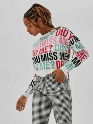White Guess Originals x Anna Nicole Smith Women's Sweaters | 2658-RTFVO