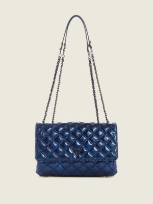 Yellow Guess Cessily Quilted Convertible Women's Crossbodies | 1274-RNWVX