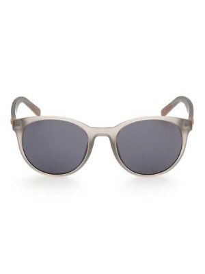 Yellow Guess Round Men's Sunglasses | 4092-FUAKG