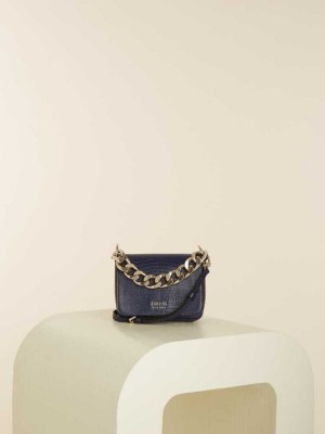 Yellow Guess Tullia Mini Women's Crossbodies | 4532-XFDHN